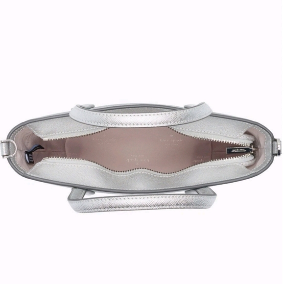 Kate Spade Silver Glimmer Tote/Crossbody NWT - Picture 4 of 7